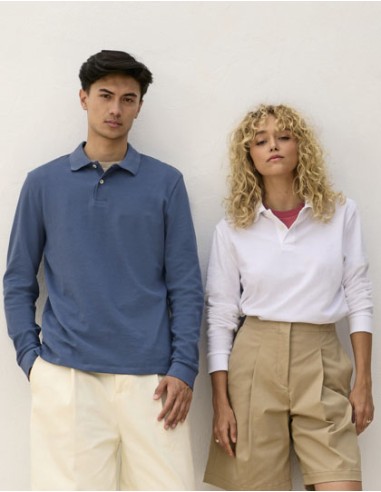 SOL-04441-Unisex Pacific Polo Shirt Longsleeve